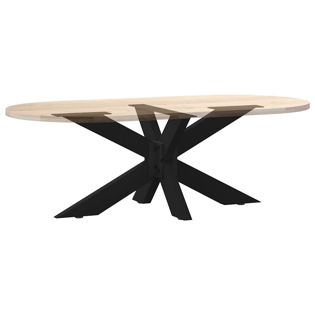 Pied de table basse en forme d'araignée noir 98 x 58 x (42-43) cm en acier - XIOS