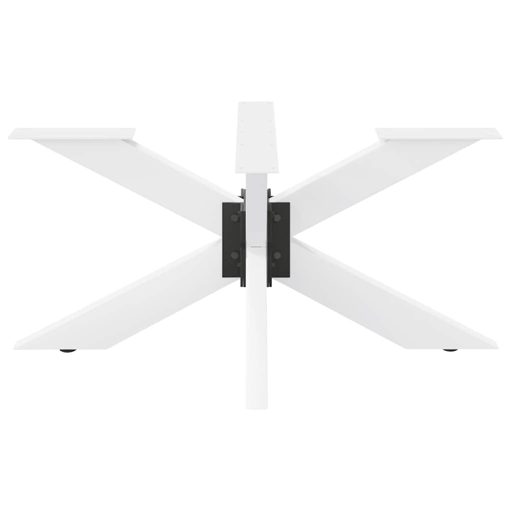 Pied de table basse en forme d'araignée, blanc, 98 x 58 x (42-43) cm, acier - XIOS