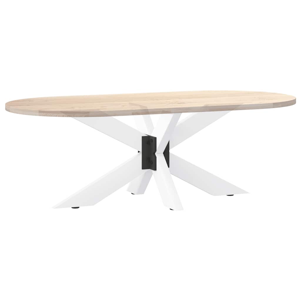 Pied de table basse en forme d'araignée, blanc, 98 x 58 x (42-43) cm, acier - XIOS