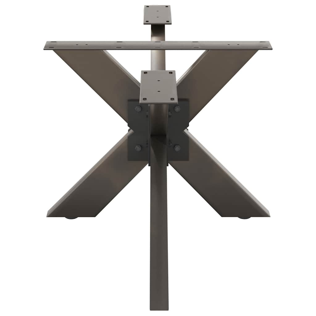 Pied de table basse en forme d'araignée noir 98 x 58 x (42-43) cm en acier - XIOS