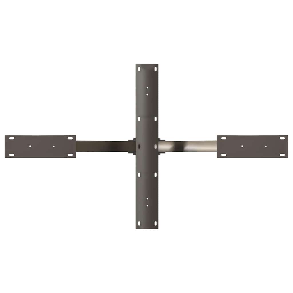 Pied de table basse en forme d'araignée noir 98 x 58 x (42-43) cm en acier - XIOS