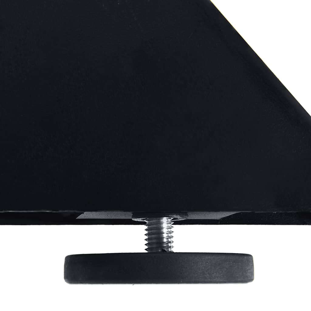 Pied de table à manger en forme d'araignée noir 150 x 78 x (72-73) cm en acier - XIOS