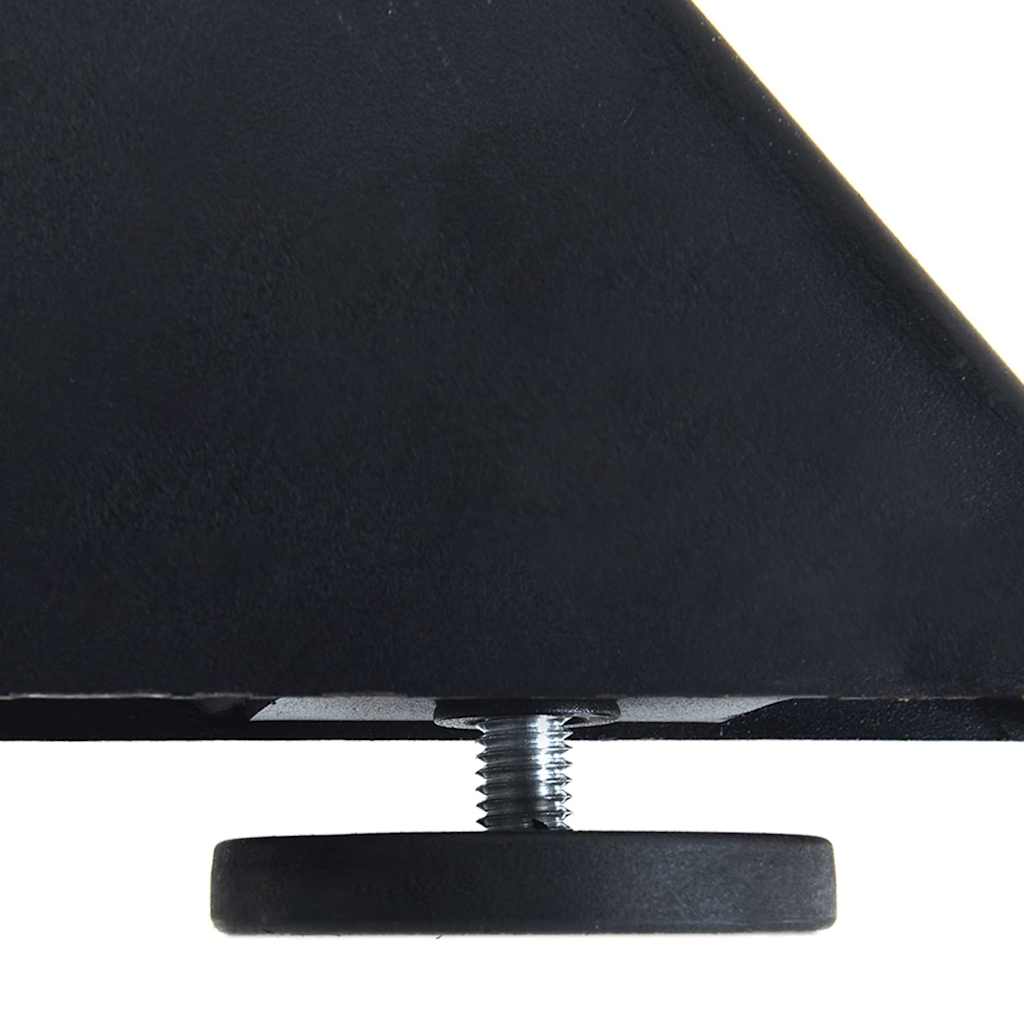 Pied de table à manger en forme d'araignée, anthracite, 150 x 78 x (72-73) cm, acier - XIOS