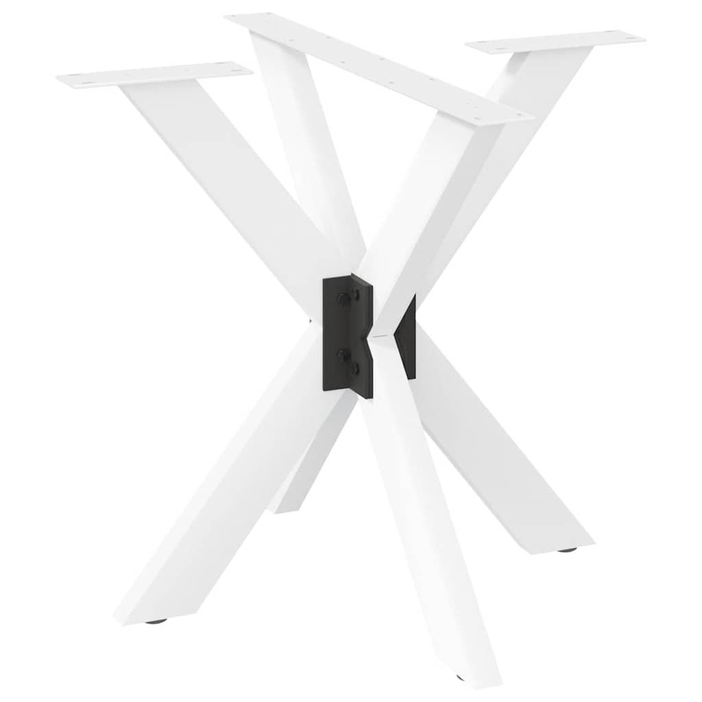 Pied de table à manger forme d'araignée blanc 85x85x(72-73) cm Pieds de table vidaXL