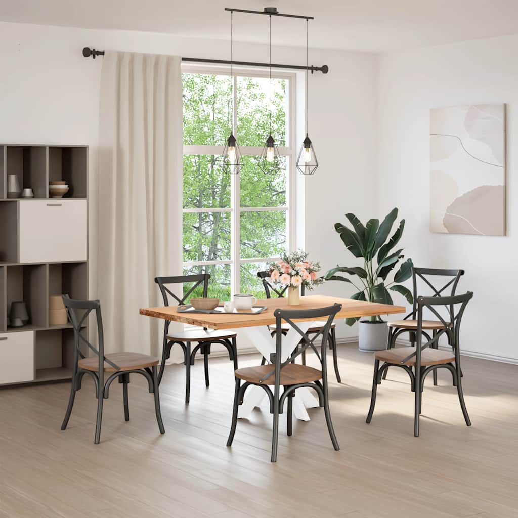 Pied de table à manger forme d'araignée blanc 85x85x(72-73) cm Pieds de table vidaXL