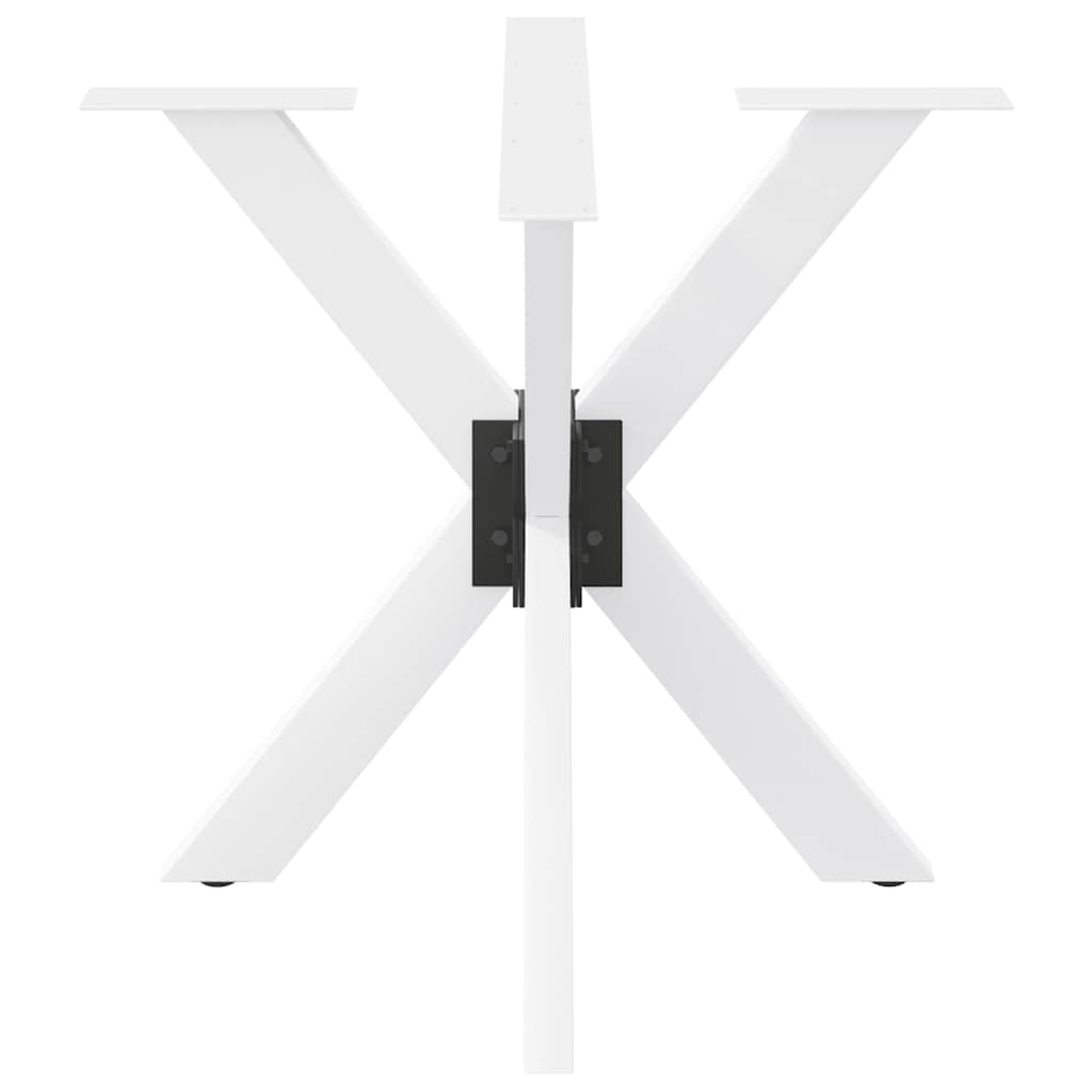 Pied de table à manger forme d'araignée blanc 85x85x(72-73) cm Pieds de table vidaXL