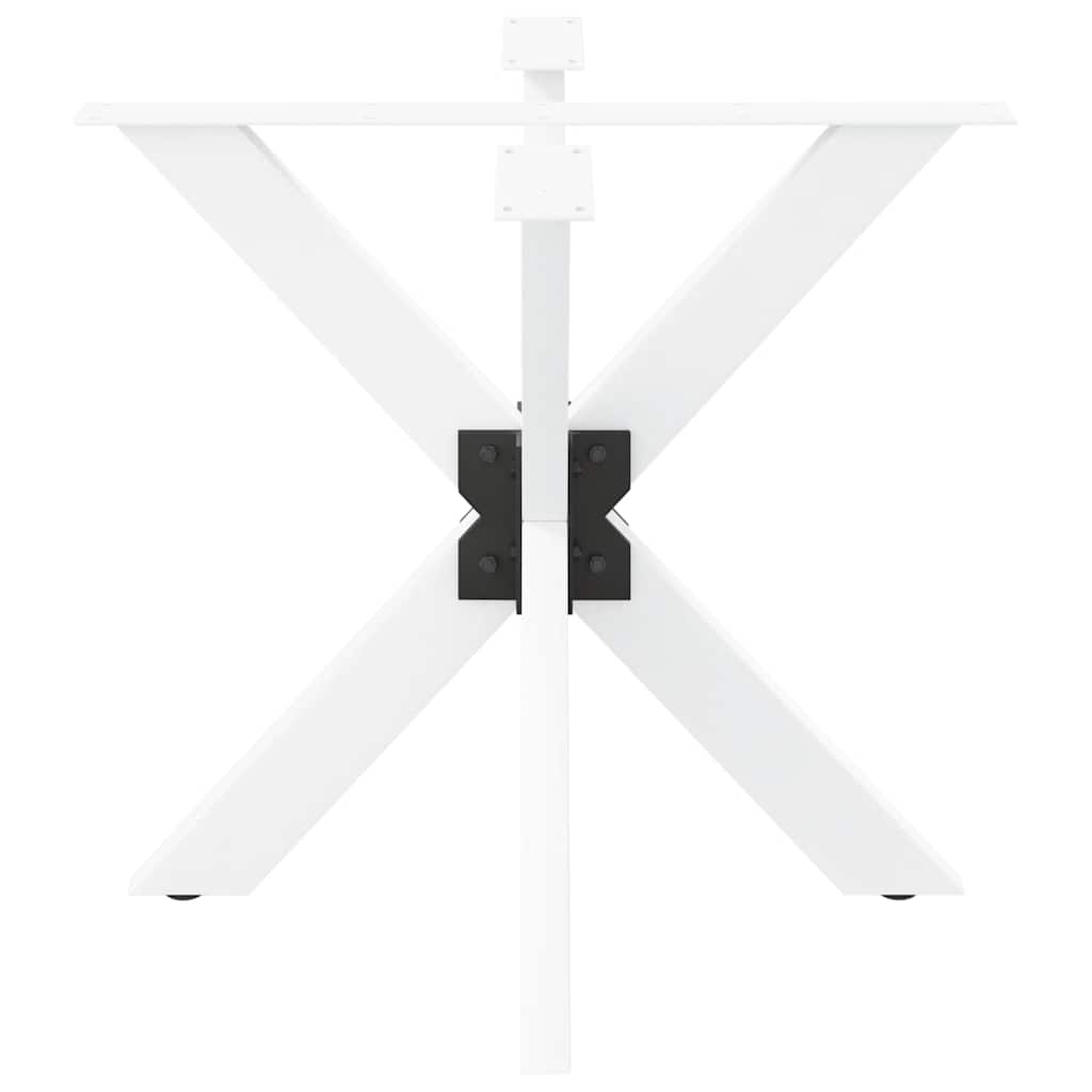 Pied de table à manger forme d'araignée blanc 85x85x(72-73) cm Pieds de table vidaXL