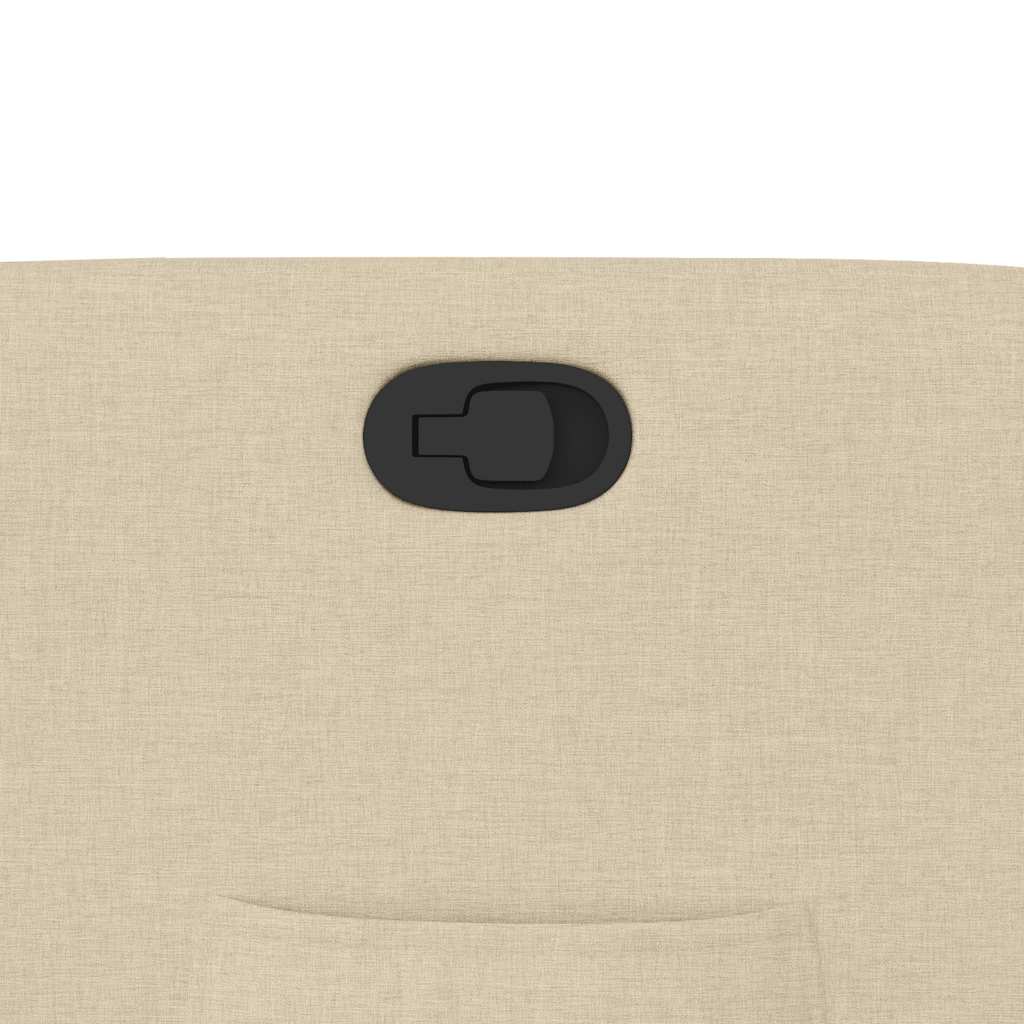 Fauteuil inclinable Crème Tissu - XIOS