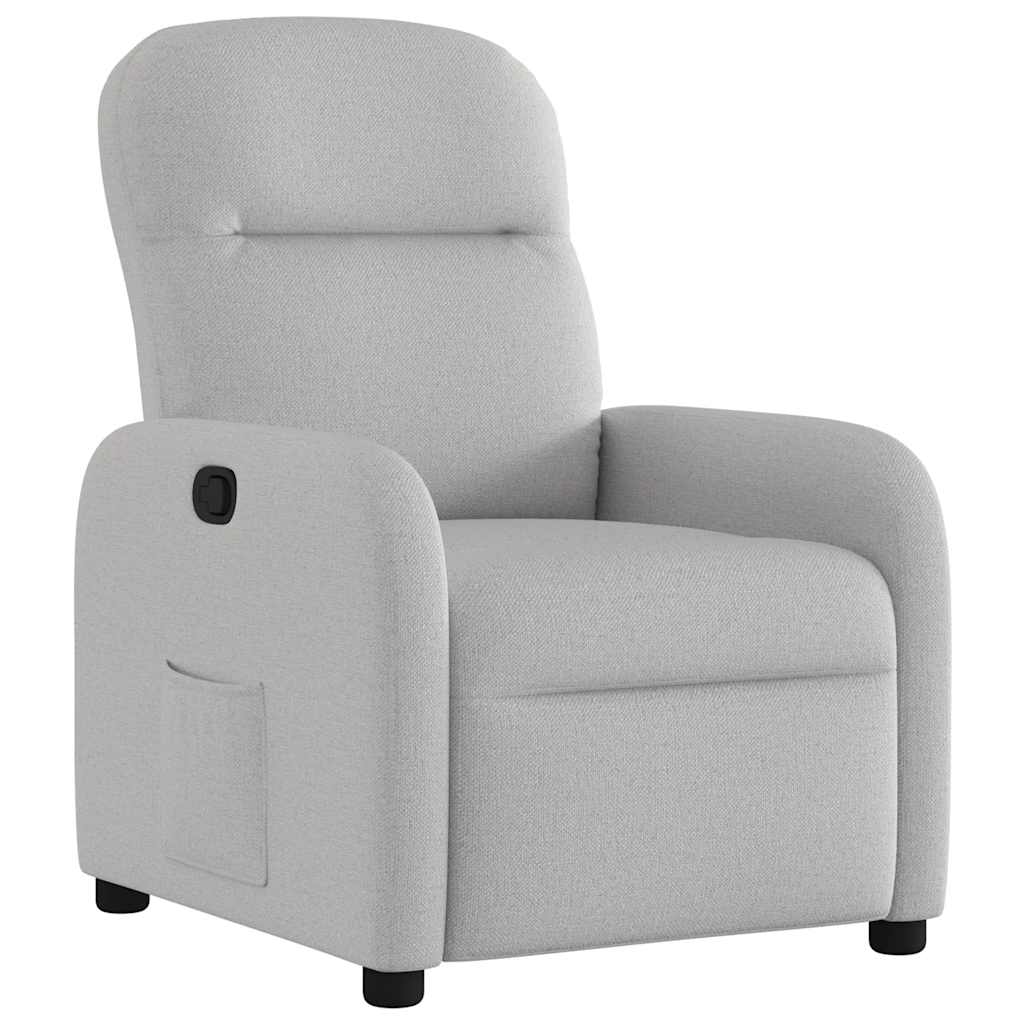 Fauteuil inclinable gris nuage tissu - XIOS