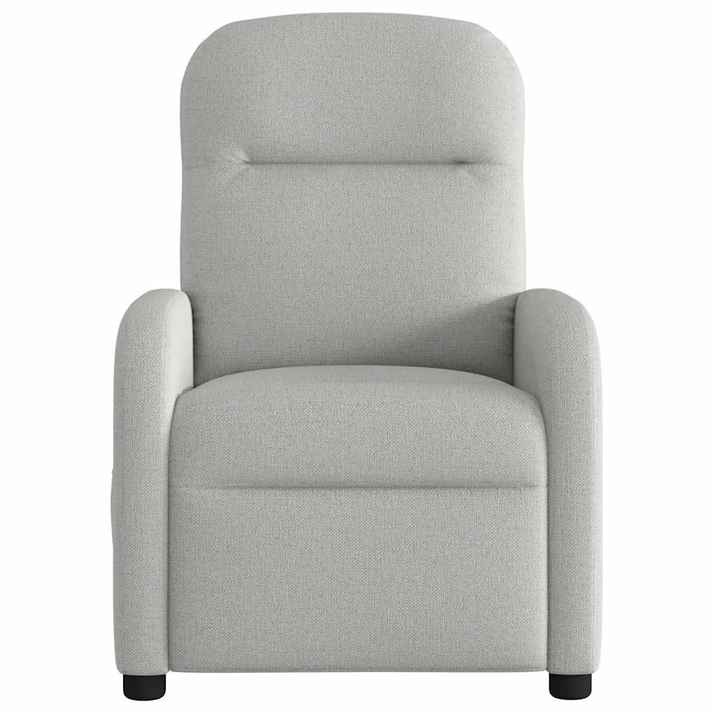 Fauteuil inclinable gris nuage tissu - XIOS