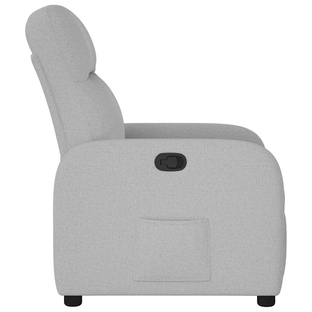 Fauteuil inclinable gris nuage tissu - XIOS