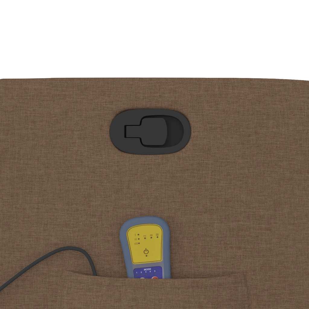 Fauteuil de massage inclinable Marron Tissu - XIOS