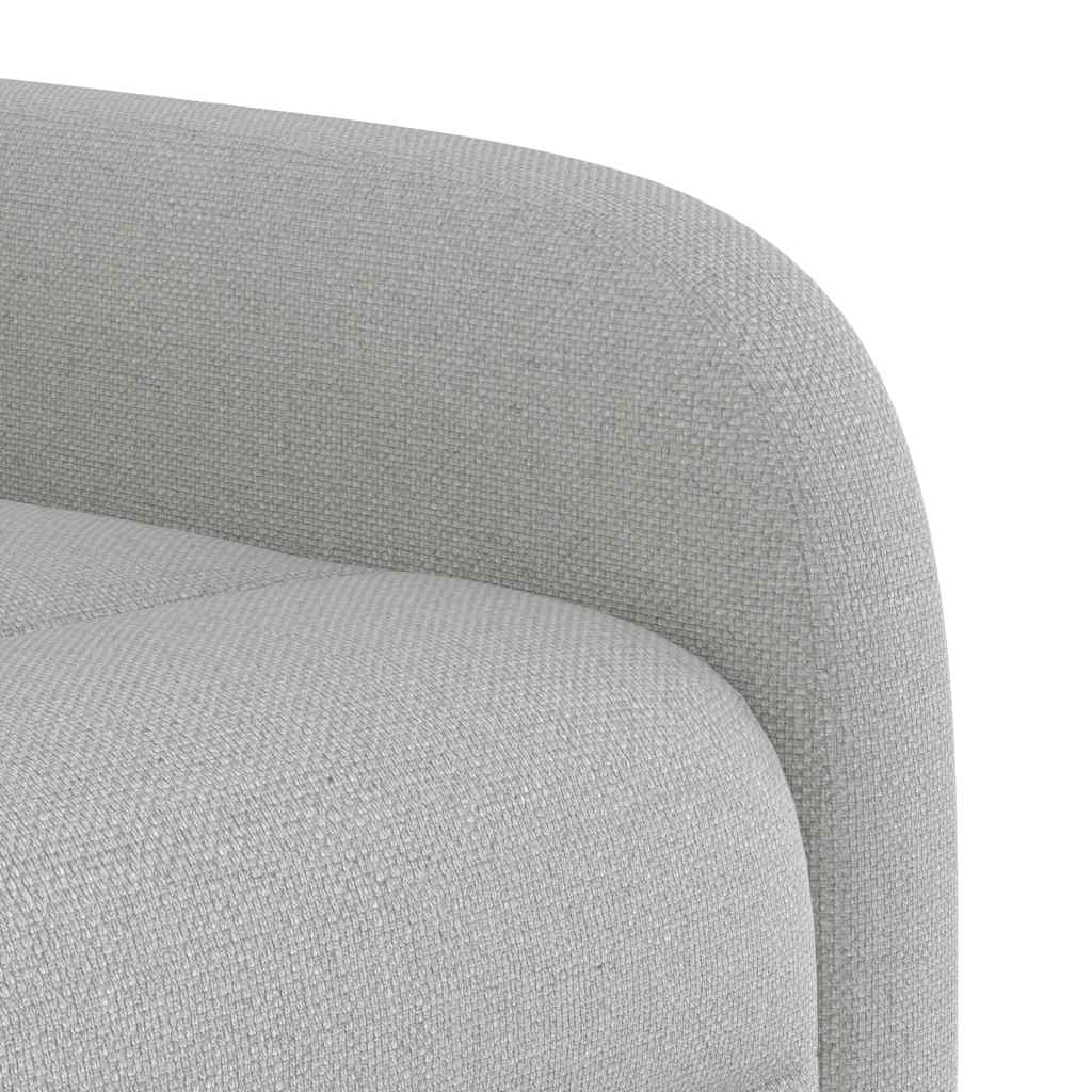 Fauteuil de massage inclinable gris nuage tissu - XIOS