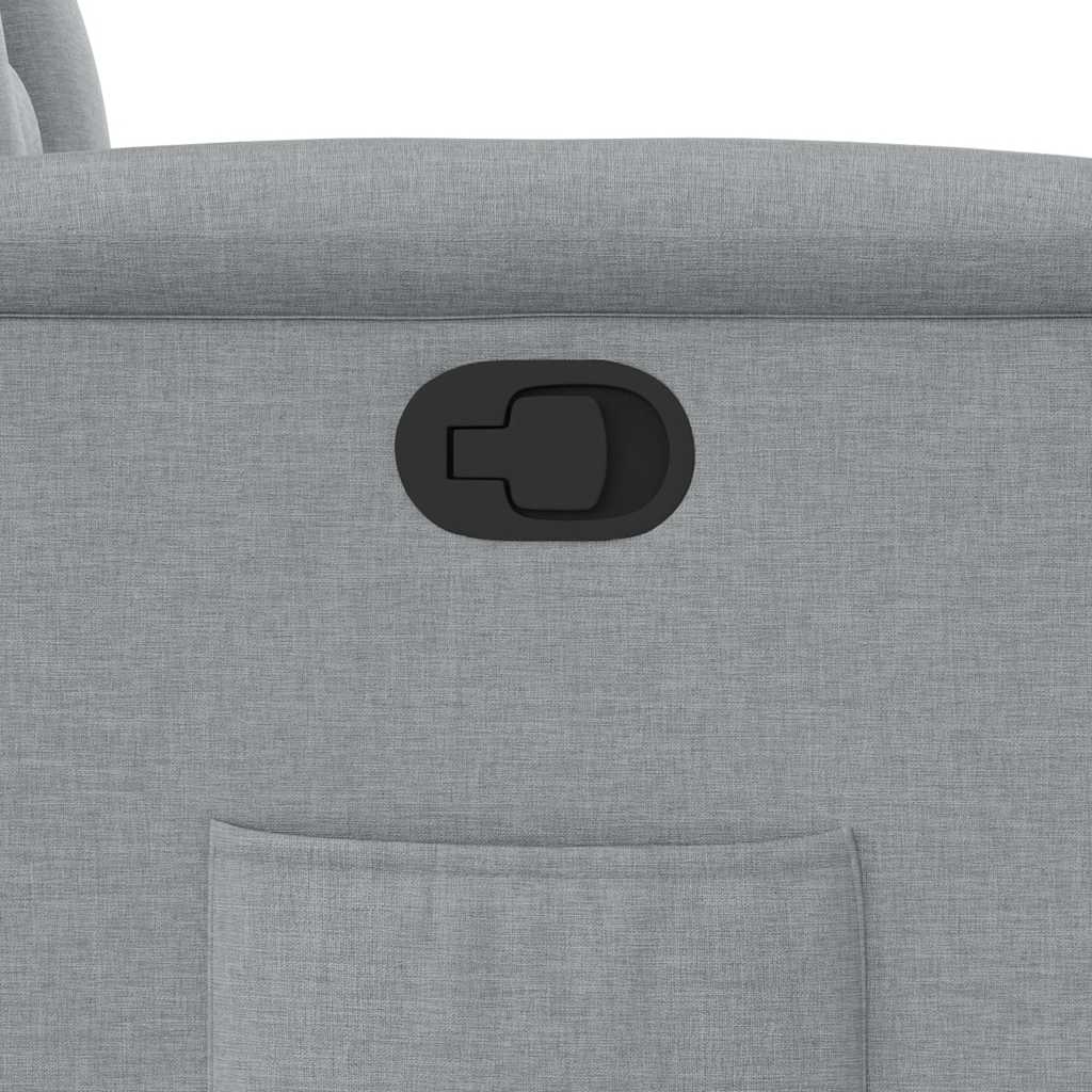 Fauteuil inclinable Gris clair Tissu - XIOS