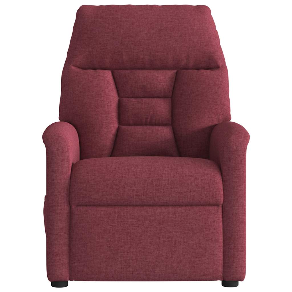 Fauteuil inclinable Rouge bordeaux Tissu - XIOS