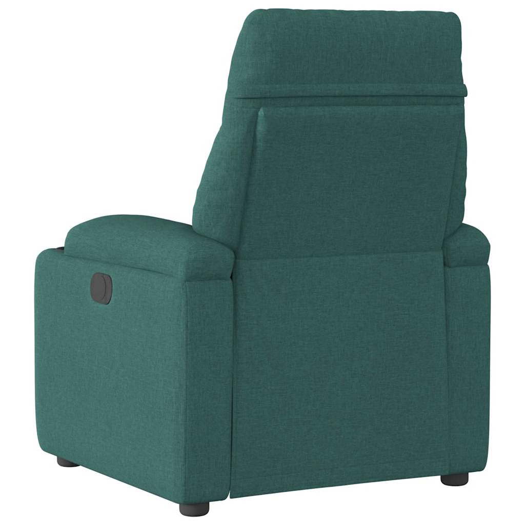 Fauteuil inclinable Vert foncé Tissu