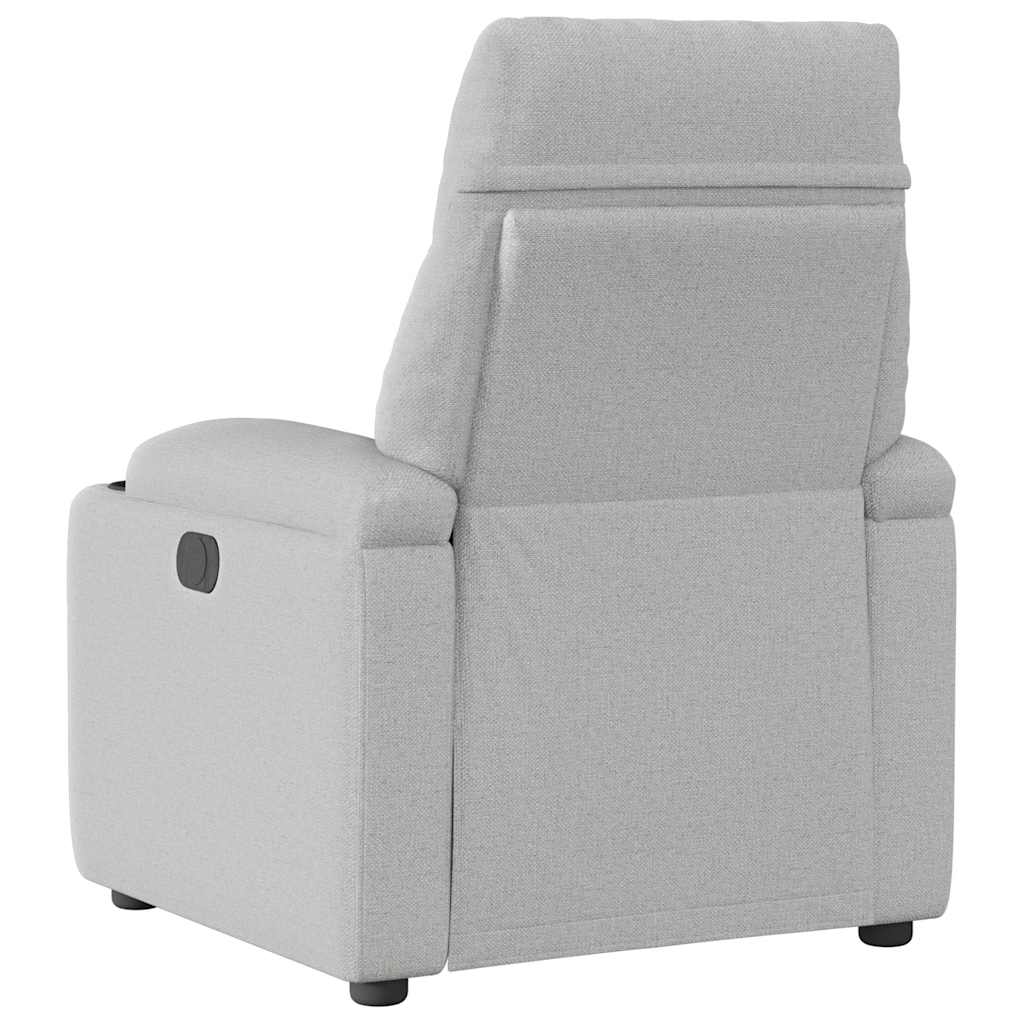 Fauteuil inclinable gris nuage tissu