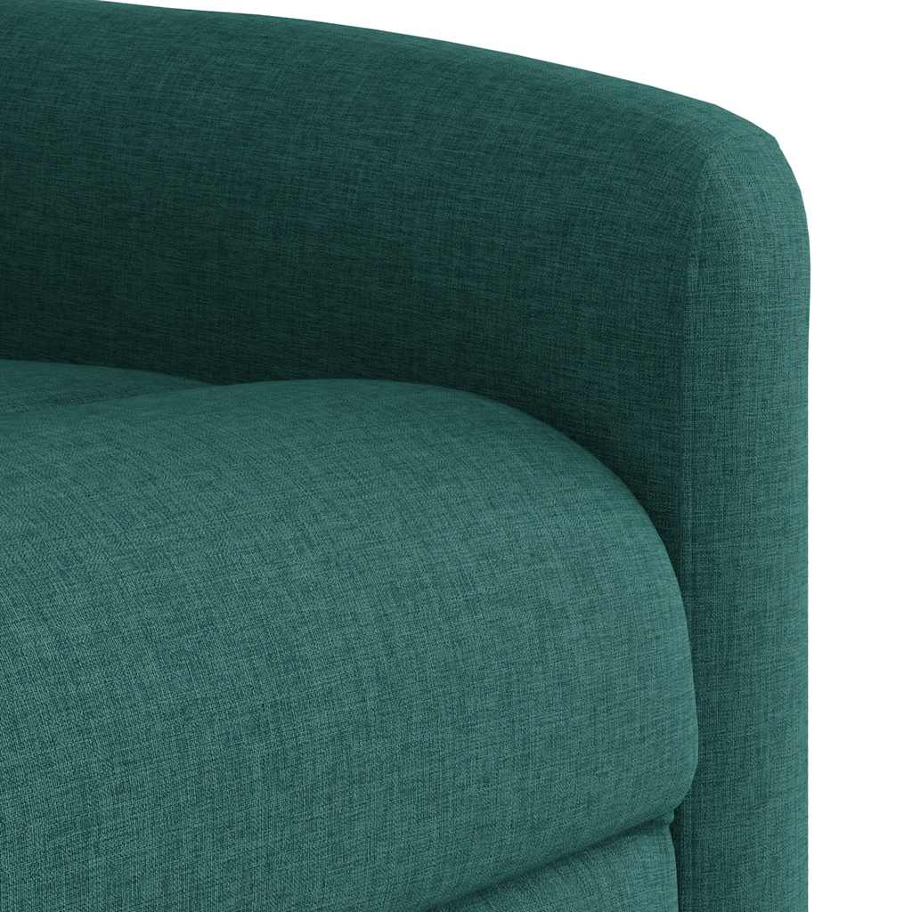 Fauteuil de massage inclinable Vert foncé Tissu - XIOS