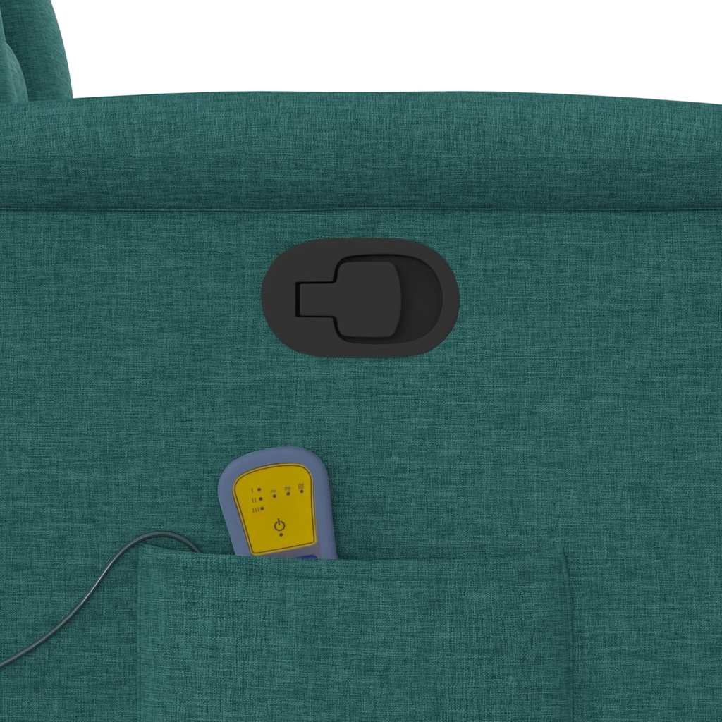 Fauteuil de massage inclinable Vert foncé Tissu - XIOS