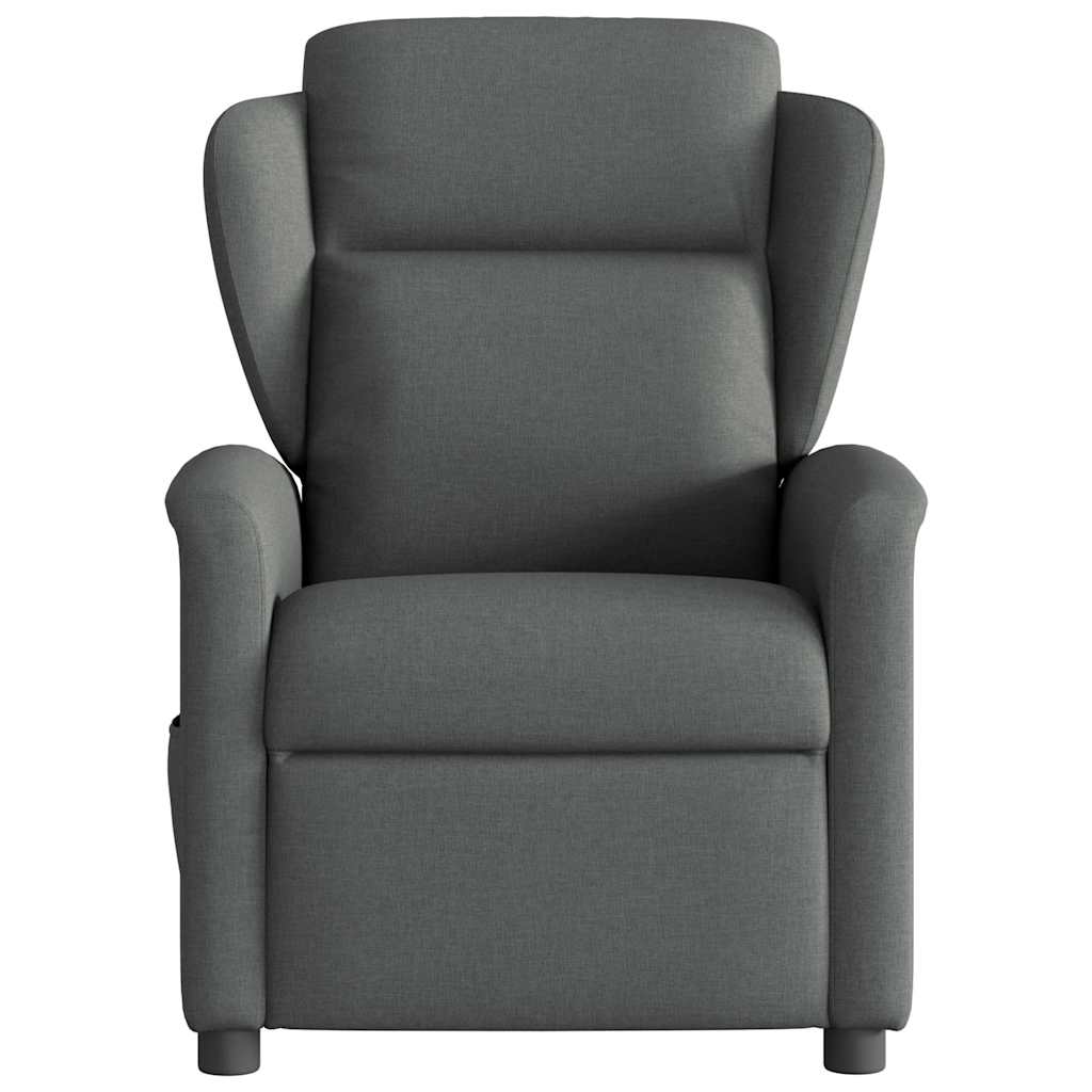 Fauteuil de massage inclinable Gris foncé Tissu - XIOS