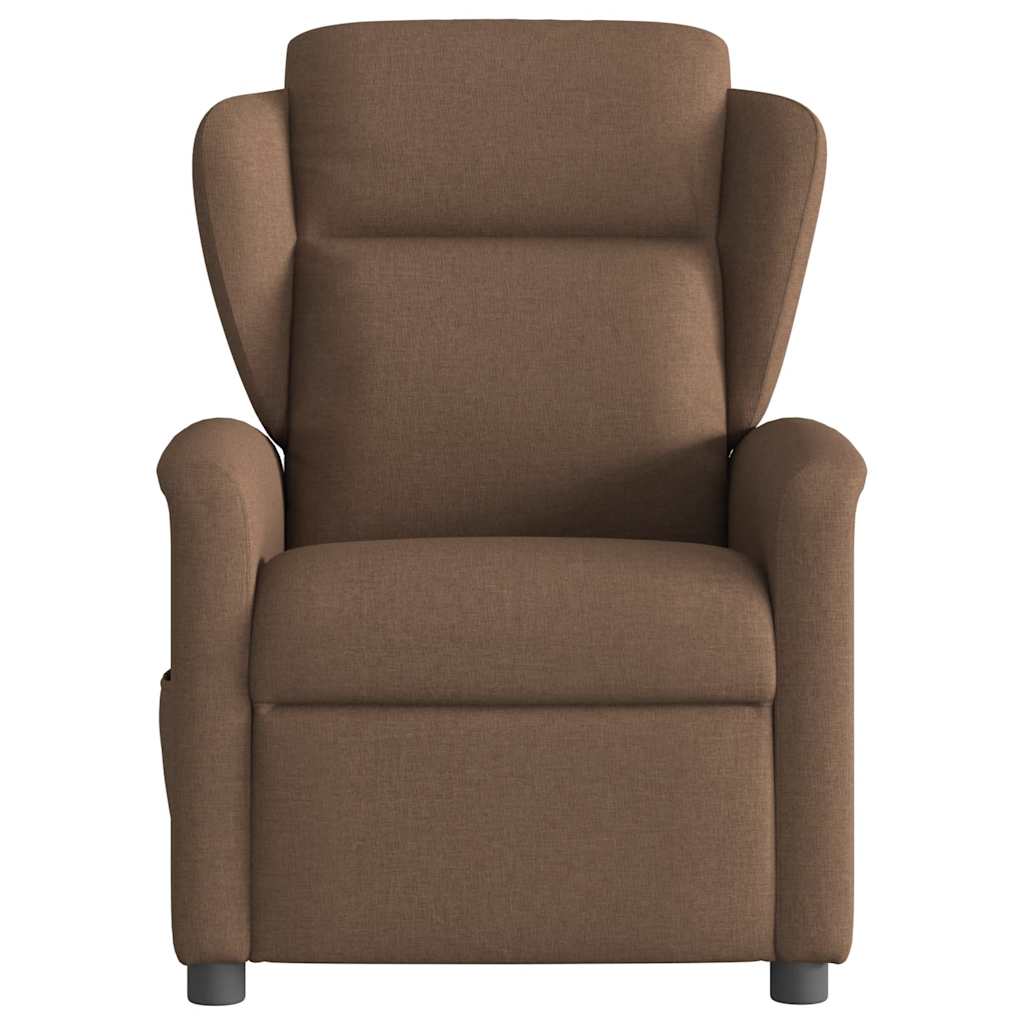 Fauteuil de massage inclinable Marron Tissu - XIOS