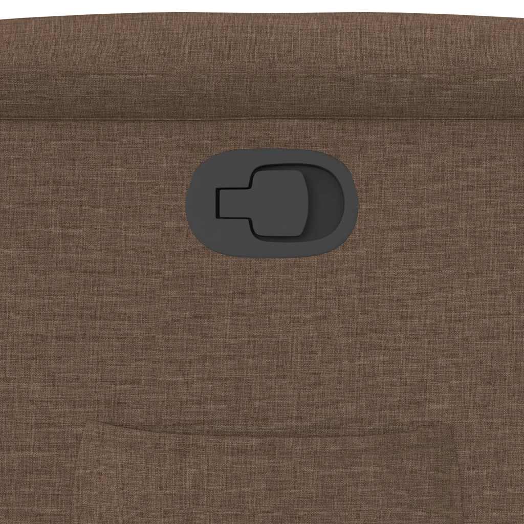 Fauteuil inclinable Marron Tissu - XIOS