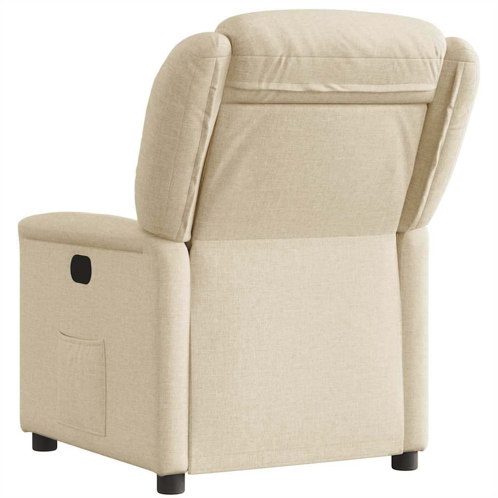 Fauteuil inclinable Crème Tissu - XIOS