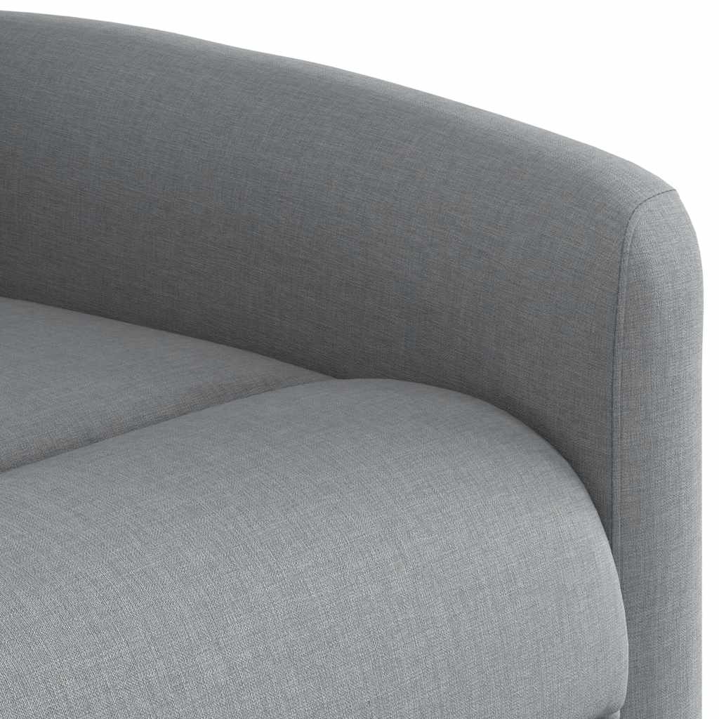 Fauteuil de massage inclinable Gris clair Tissu - XIOS