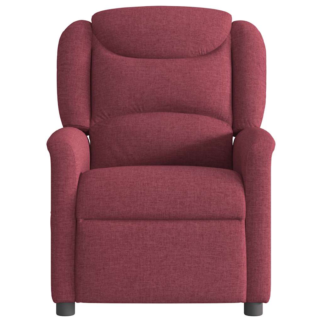 Fauteuil de massage inclinable Rouge bordeaux Tissu - XIOS