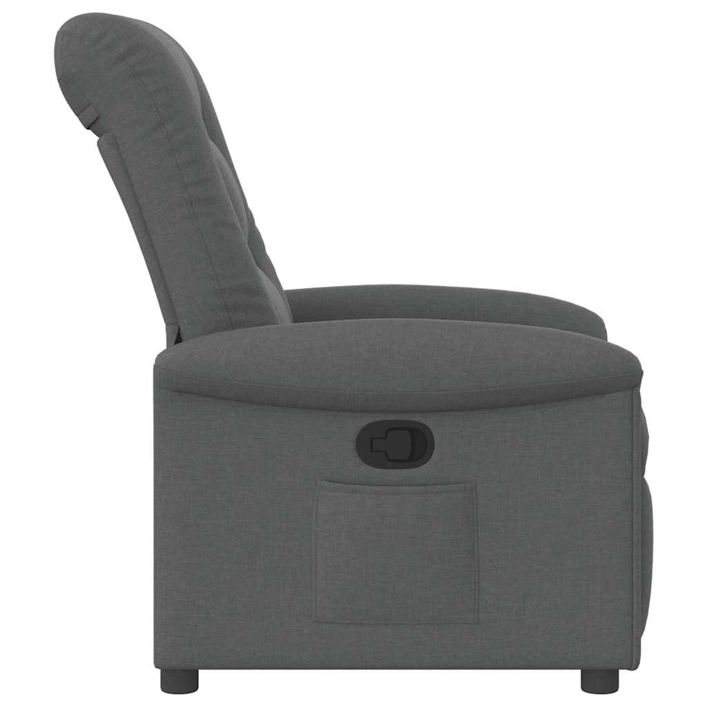 Fauteuil inclinable Gris foncé Tissu - XIOS