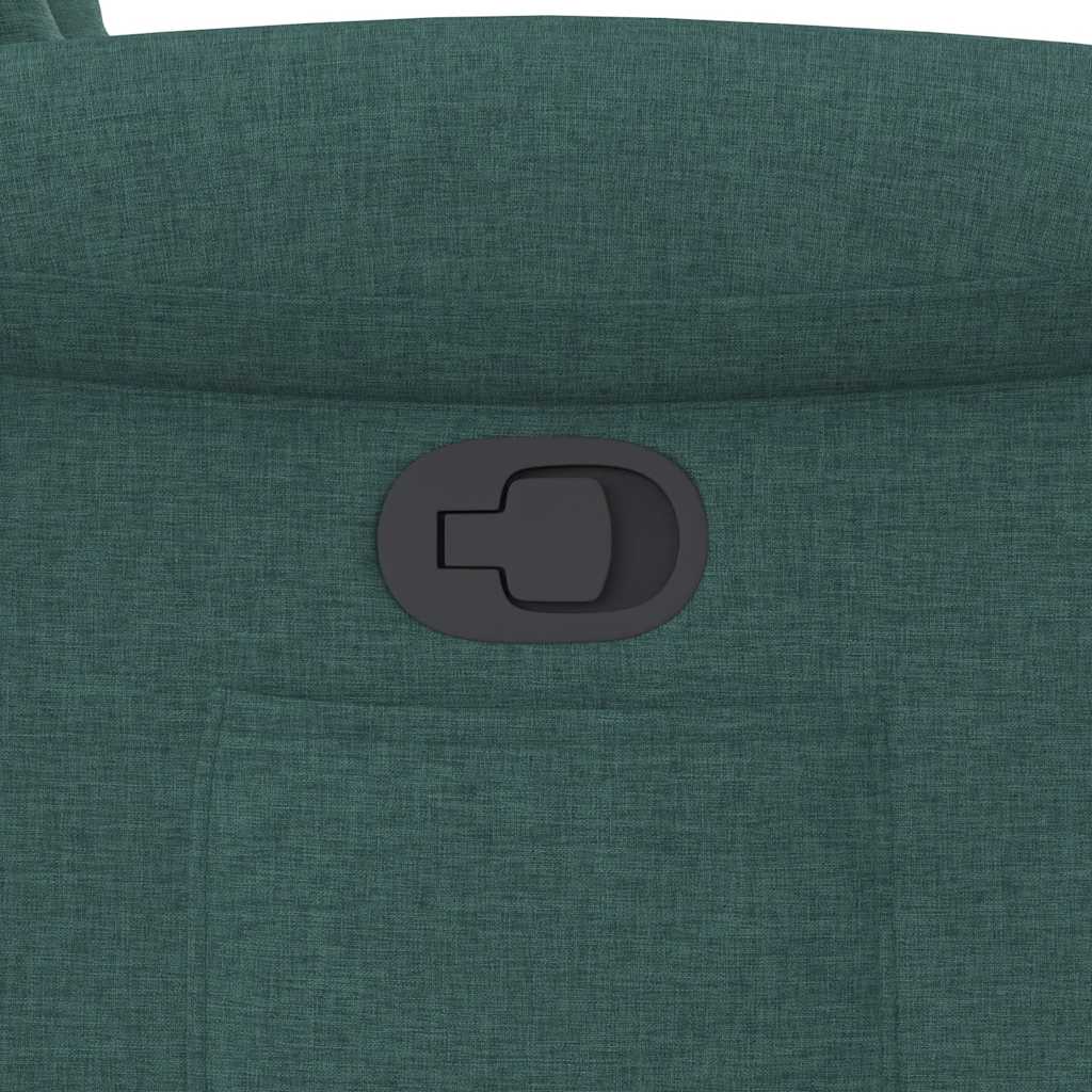 Fauteuil inclinable Vert foncé Tissu - XIOS