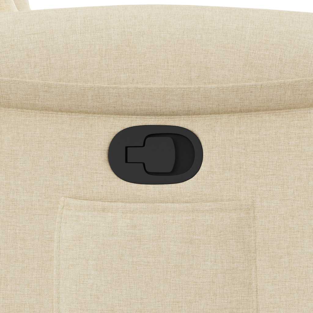 Fauteuil inclinable Crème Tissu - XIOS