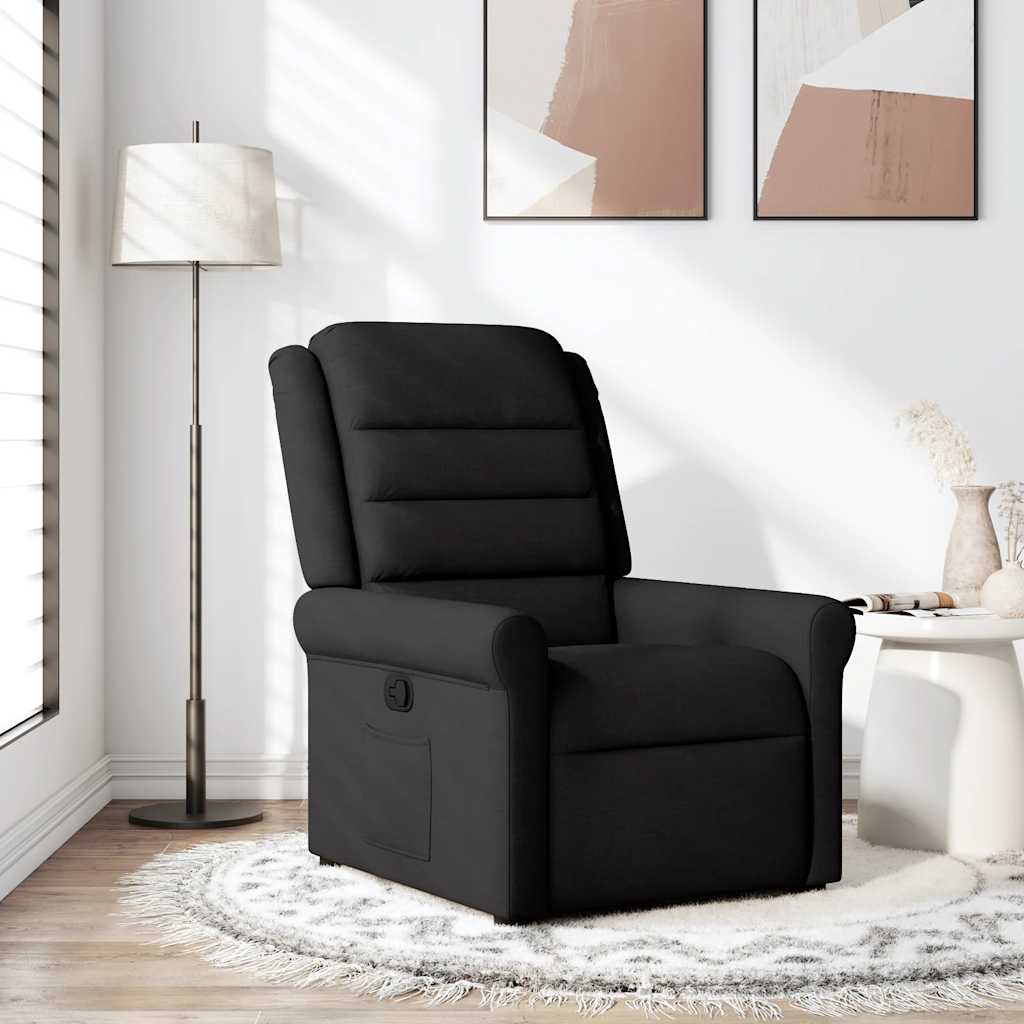 Fauteuil inclinable Noir Tissu - XIOS