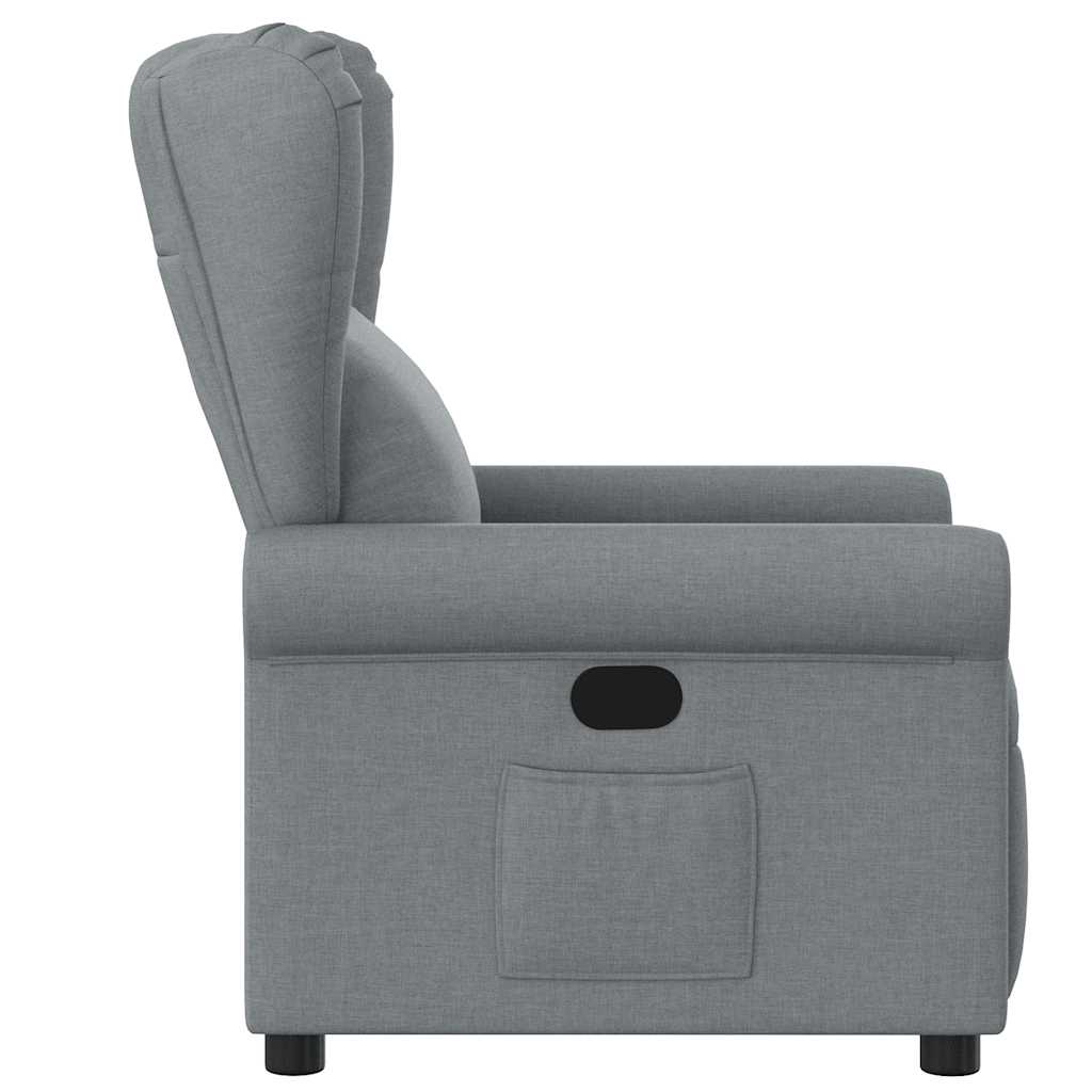 Fauteuil inclinable Gris clair Tissu - XIOS