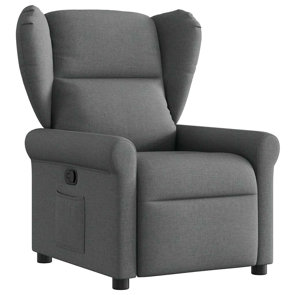 Fauteuil inclinable Gris foncé Tissu - XIOS