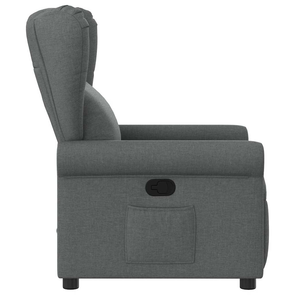 Fauteuil inclinable Gris foncé Tissu - XIOS