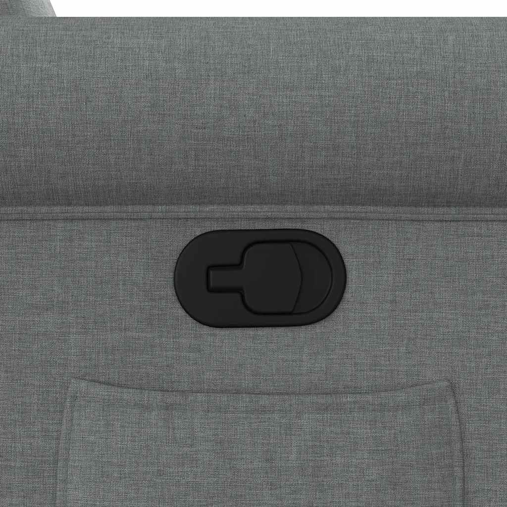 Fauteuil inclinable Gris foncé Tissu - XIOS