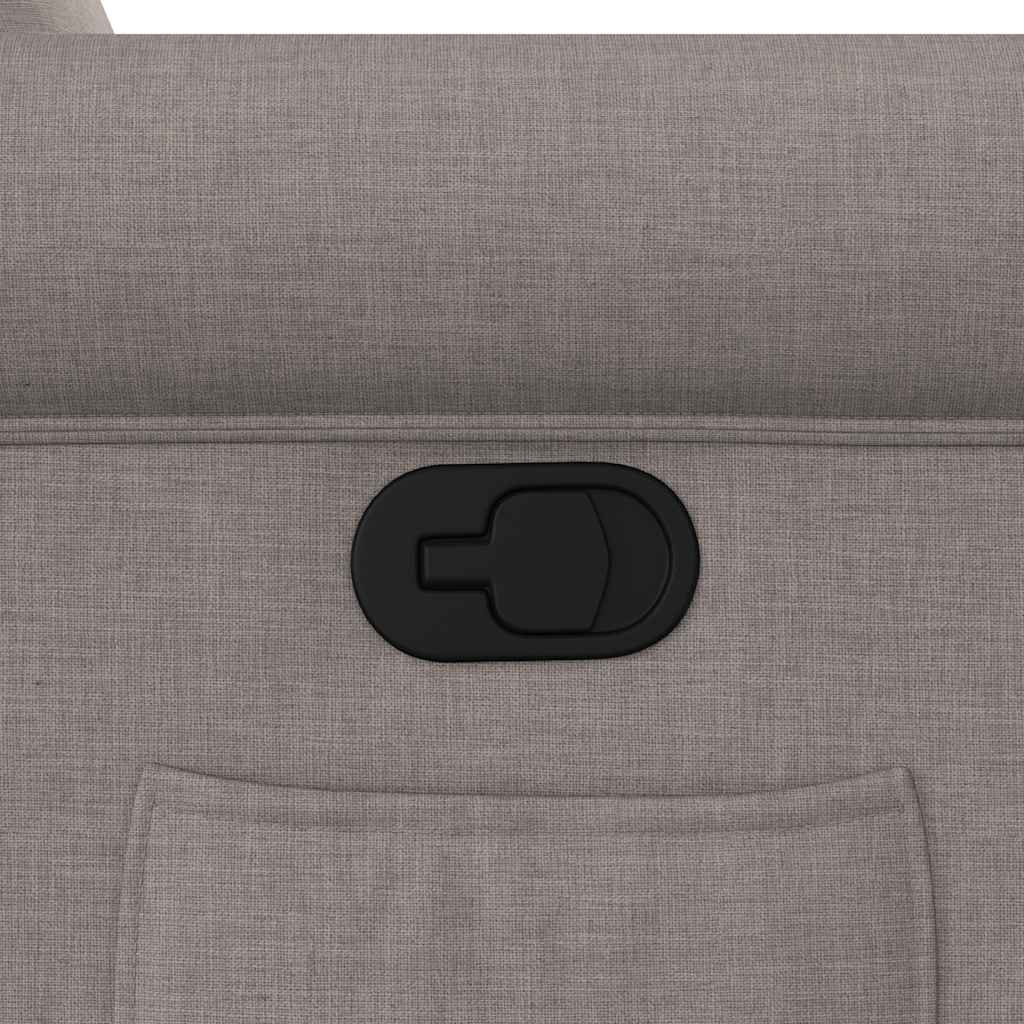 Fauteuil inclinable Taupe Tissu
