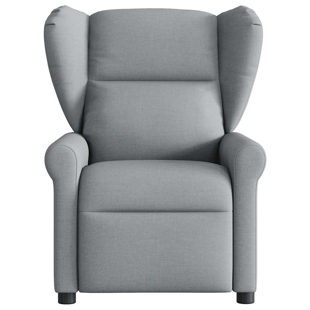Fauteuil de massage inclinable Gris clair Tissu - XIOS