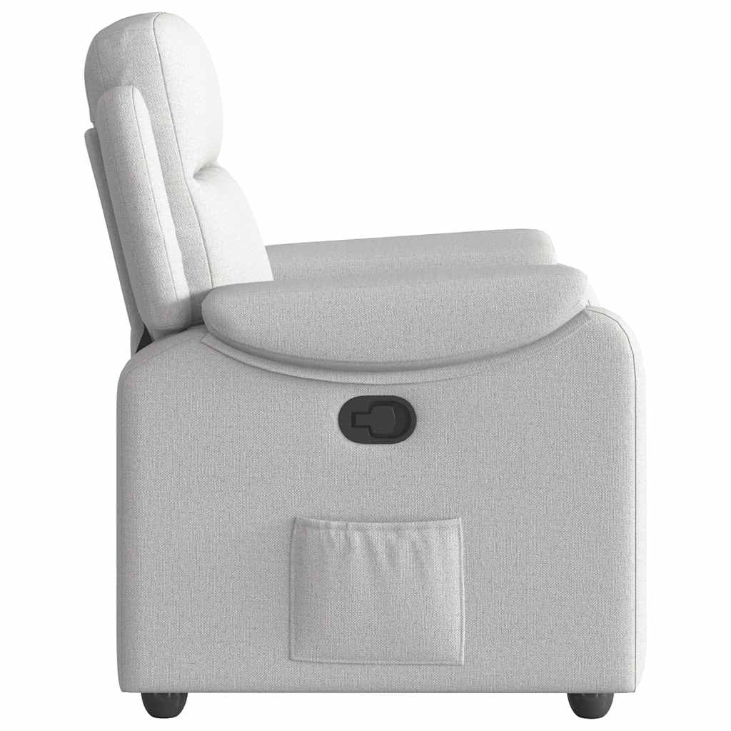 Fauteuil inclinable gris nuage tissu - XIOS