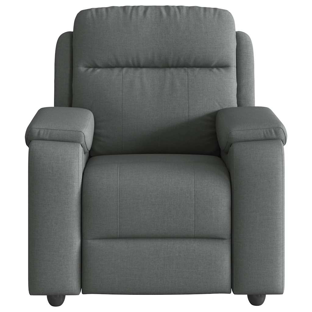 Fauteuil de massage inclinable Gris foncé Tissu - XIOS