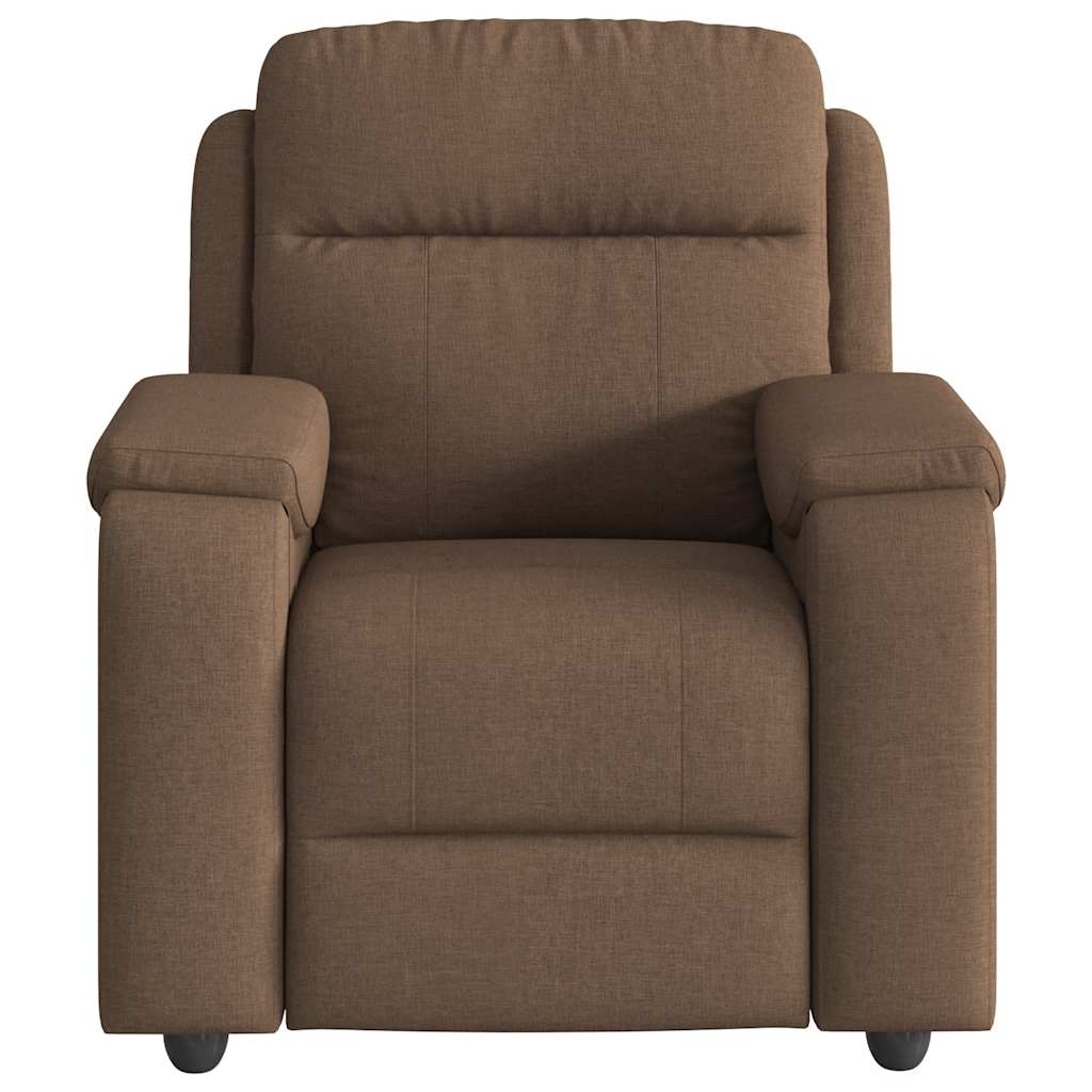 Fauteuil de massage inclinable Marron Tissu - XIOS