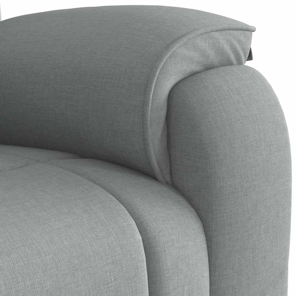 Fauteuil inclinable Gris clair Tissu - XIOS
