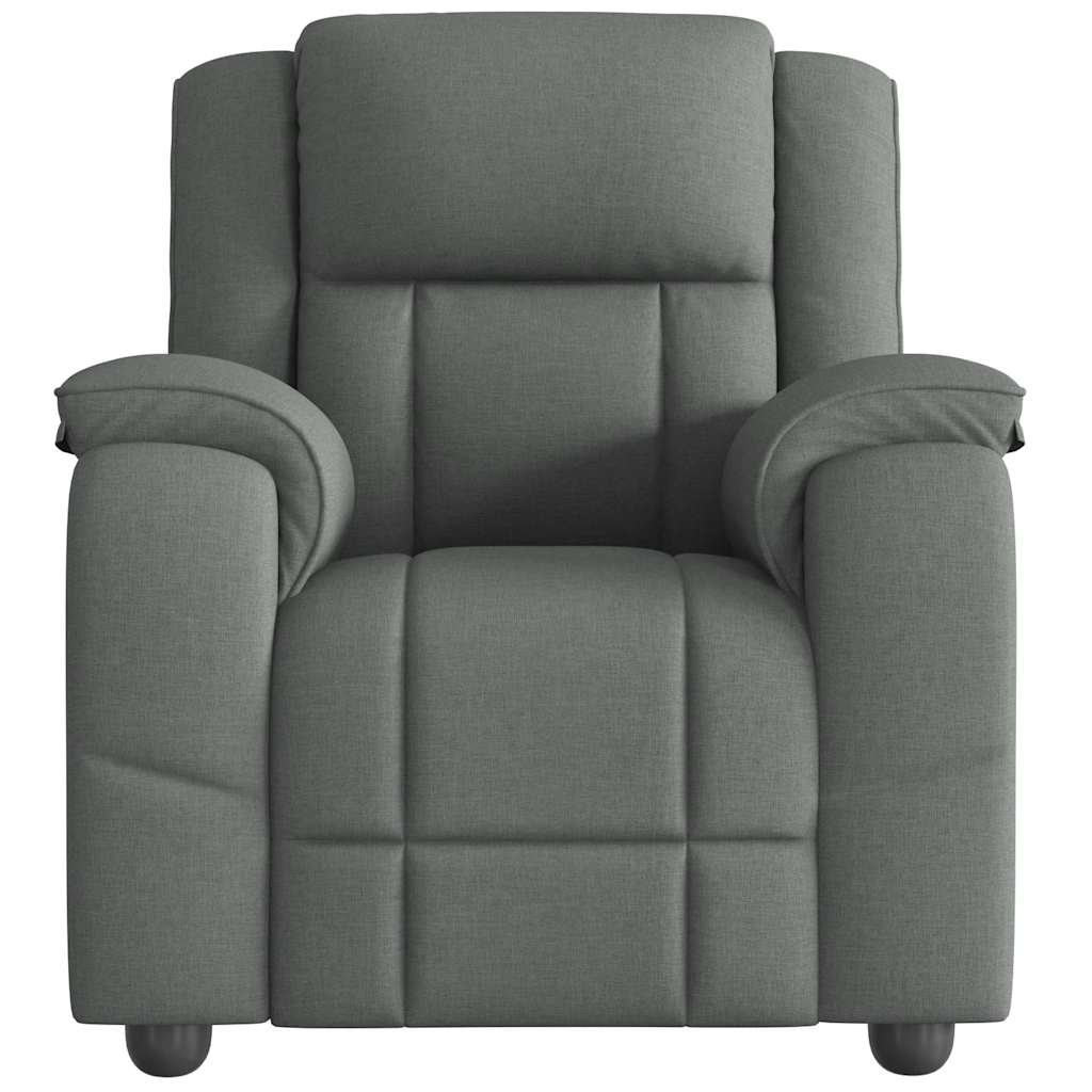 Fauteuil inclinable Gris foncé Tissu - XIOS