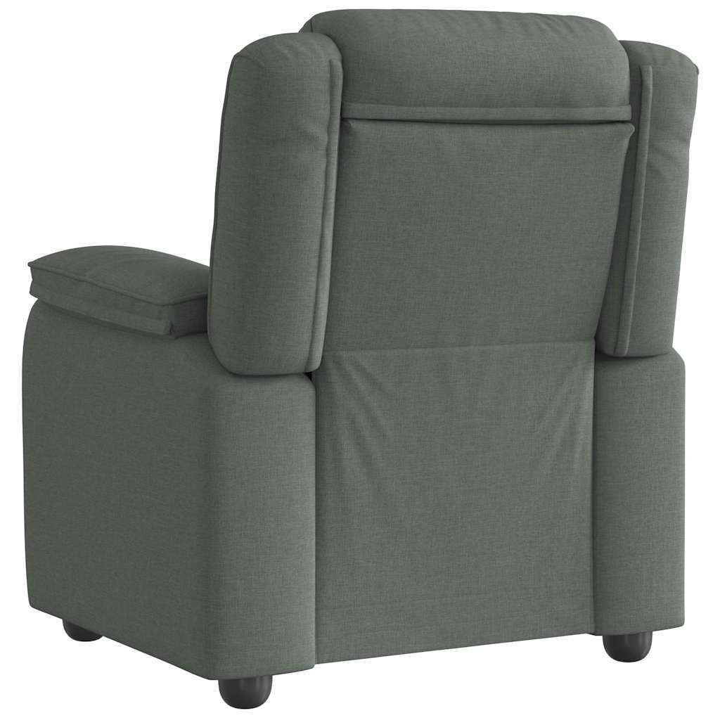 Fauteuil inclinable Gris foncé Tissu - XIOS