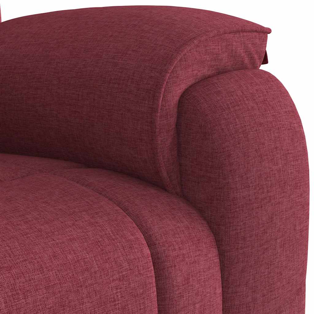 Fauteuil inclinable Rouge bordeaux Tissu - XIOS