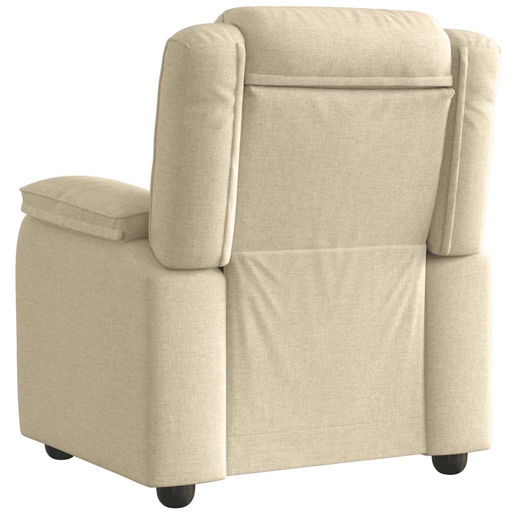 Fauteuil inclinable Crème Tissu - XIOS