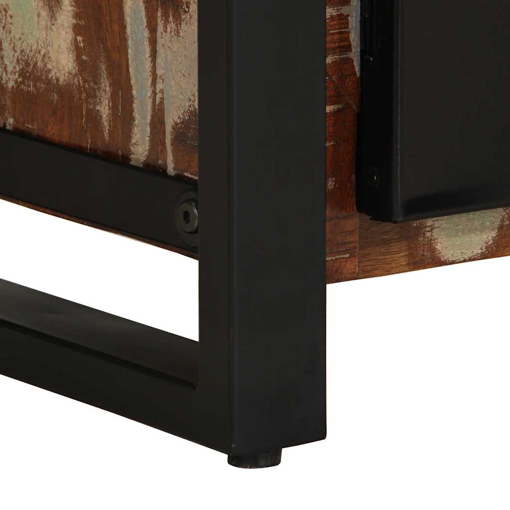 Tables de chevet 2 pcs multicolore bois massif de manguier brut - XIOS