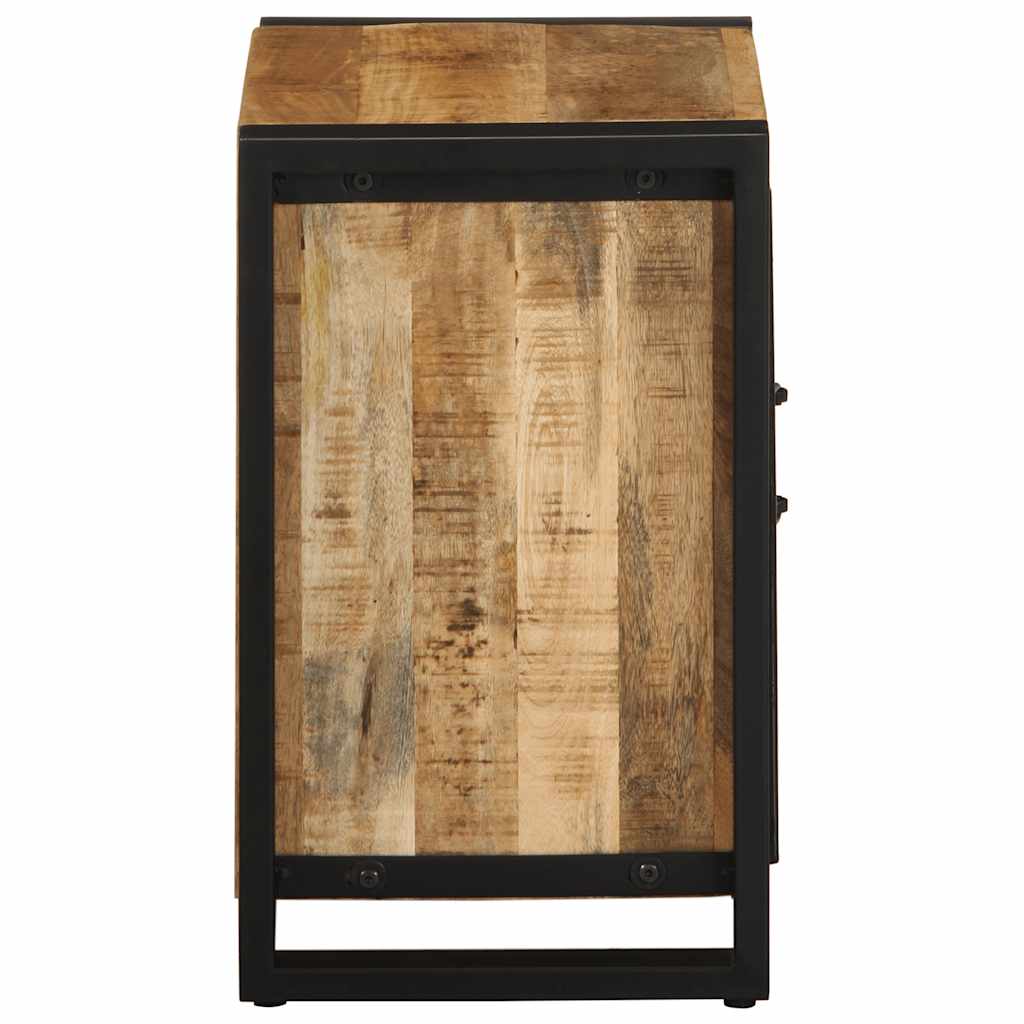 Tables de chevet 2 pcs bois de manguier massif brut - XIOS