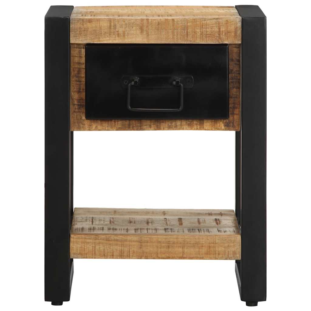Tables de chevet 2 pcs bois de manguier massif brut - XIOS